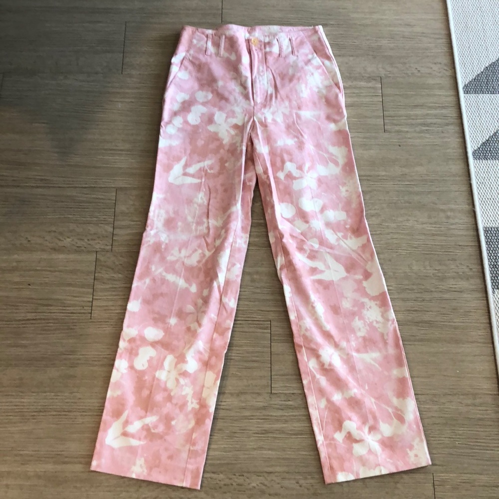 Pink High-Wasted Anthropologie Pants